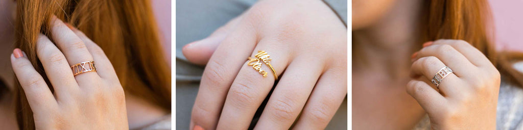 Women Personalized Rings