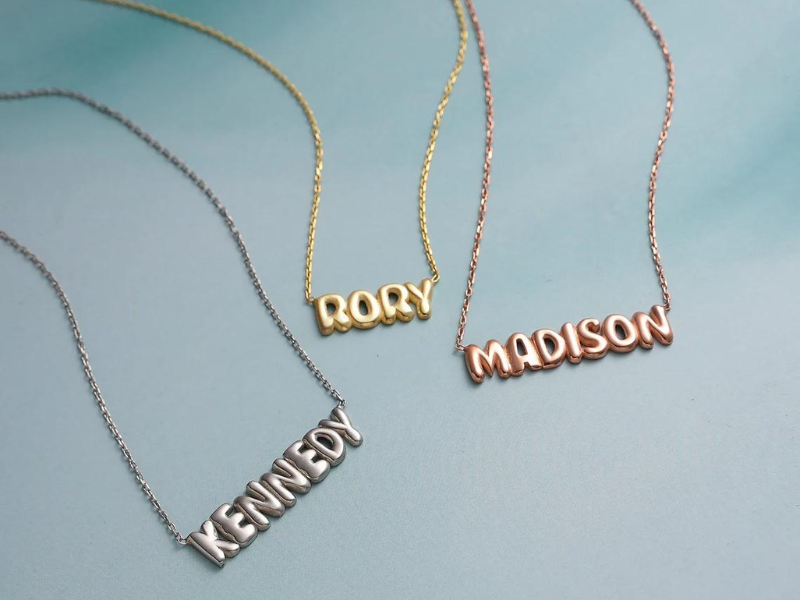 Namesake Accessory Mystic Grace Name Necklace Custom Personalized Name Namesake Necklace ...