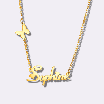 Customized Name Necklaces for Women With Character - Ornaments Co - 18K Gold Plated