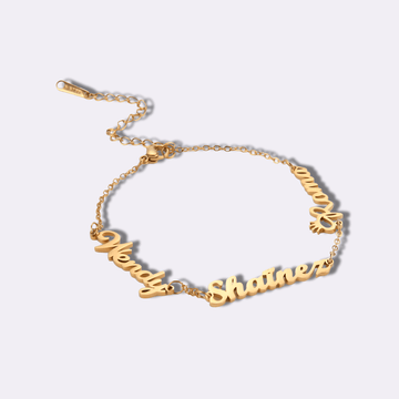 Forever Linked Name Bracelet For Women's - Ornaments Co - 18K Gold Plated