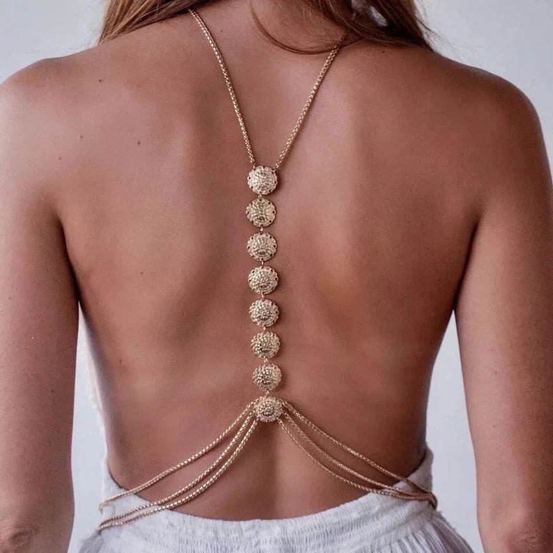 Gold Belly Natural Boho Body Chain Jewelry - Ornaments Co - 18K Gold Plated