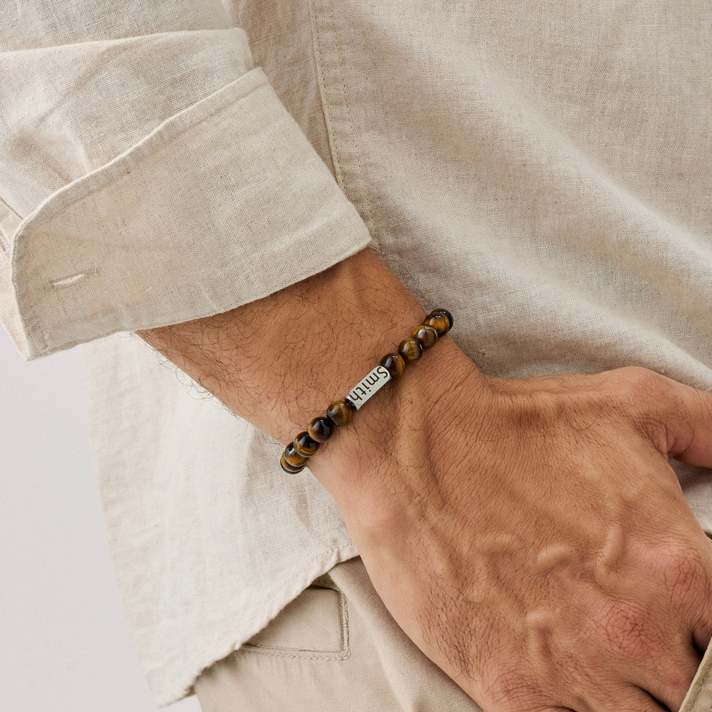 IronMark Custom Name Bracelet - Ornaments Co - Map Stones