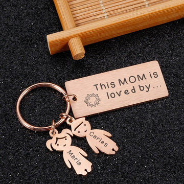 Personalized Family Keychain - Keychains - Ornaments Co - Ornaments Co - Silver - 0 - 0