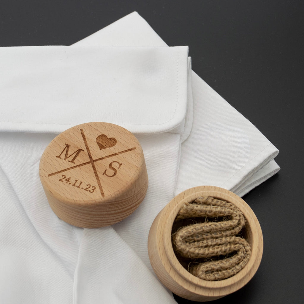 Personalized Wooden Box For Cufflinks - Ornaments Co - 
